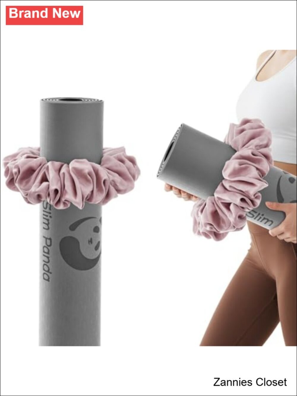 ✨ Velvet Yoga Mat Scrunchie Strap Stretch Holder Hair Accessory